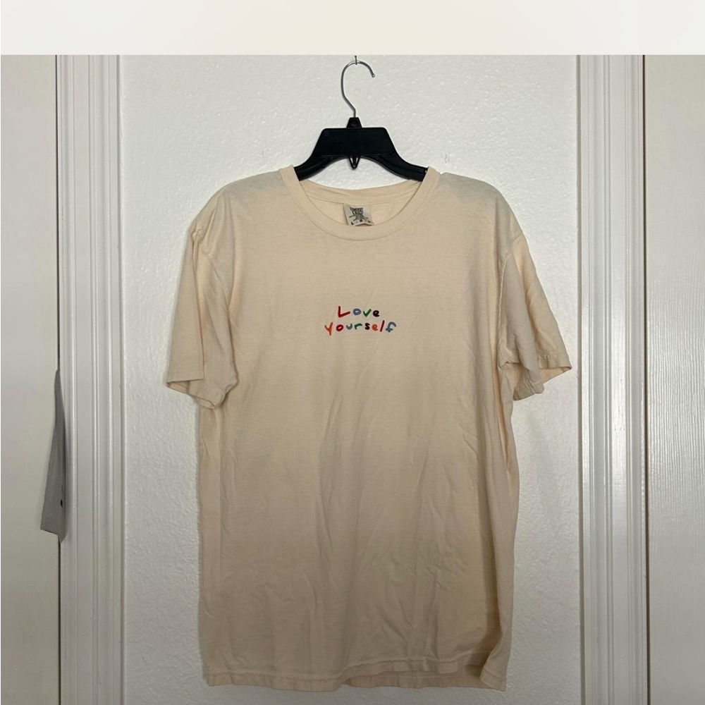 Urban Outfitters Cream Graphic Tee